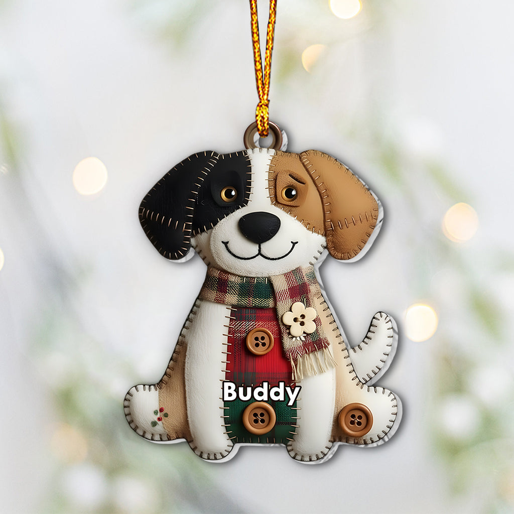 Dog Breeds Christmas Quilt - Personalized Dog Ornament