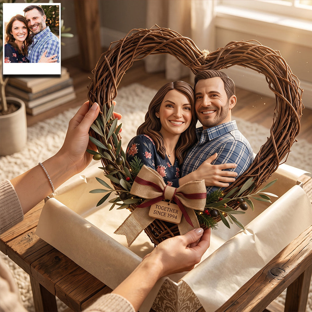 I'm Yours No Returns Or Refunds - Personalized Couple Custom Shaped Wood Sign