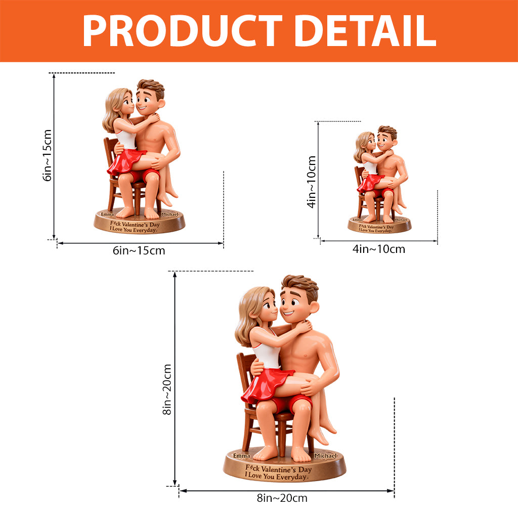 Any Photo Funny Gift For Couple - Personalized Couple Custom Shaped Acrylic Plaque
