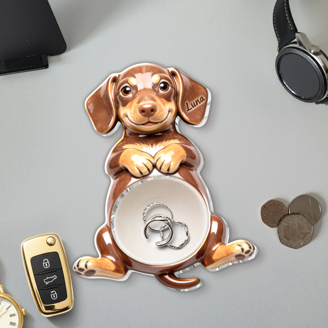 Custom From Any Photo - Personalized Dog Catch-All Tray