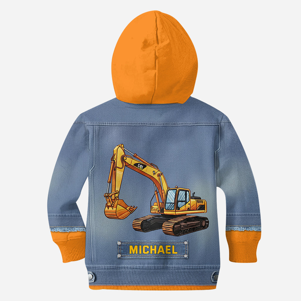 Construction Machines - Personalized Kid All Over Shirt