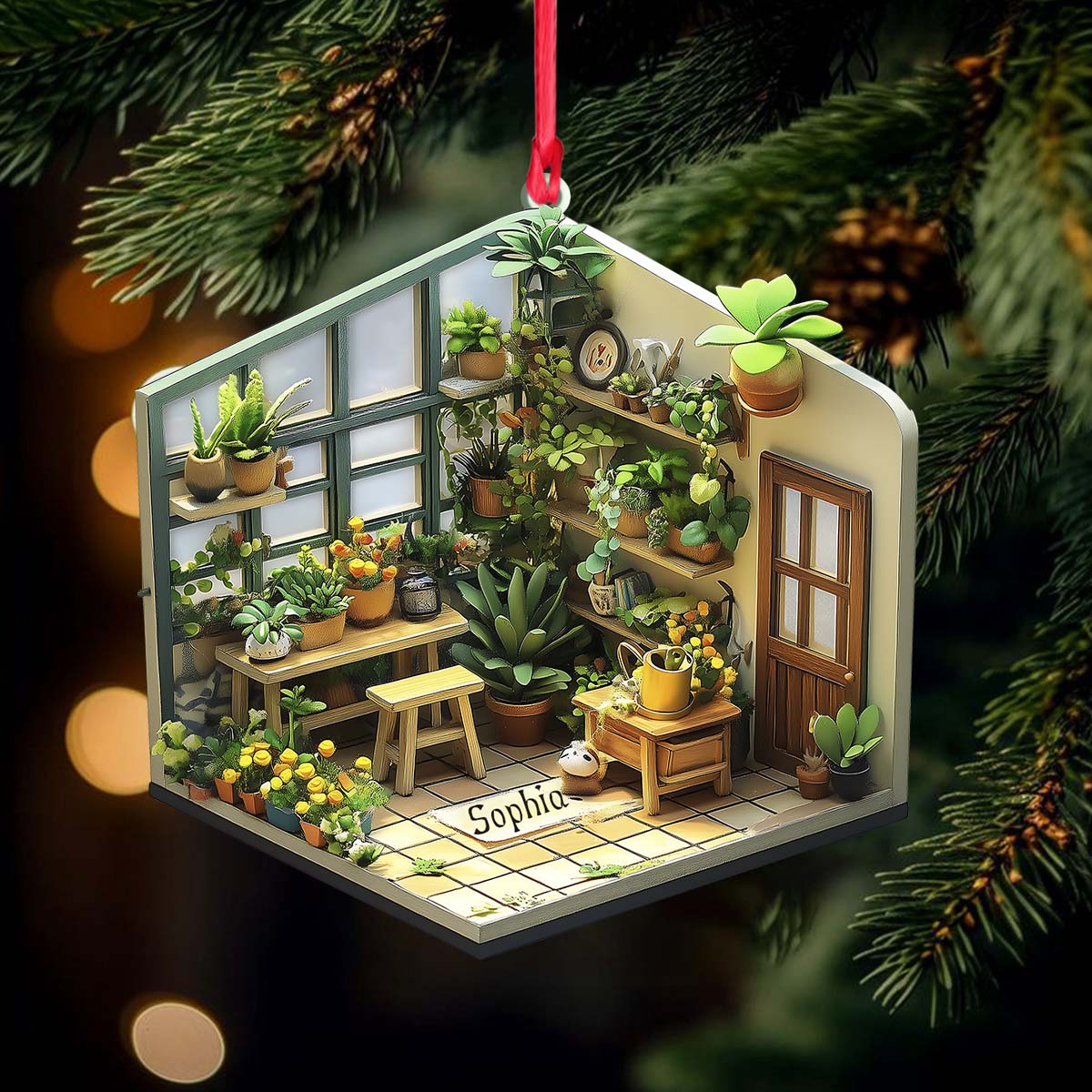 Joli jardin - Ornement de jardin personnalisé