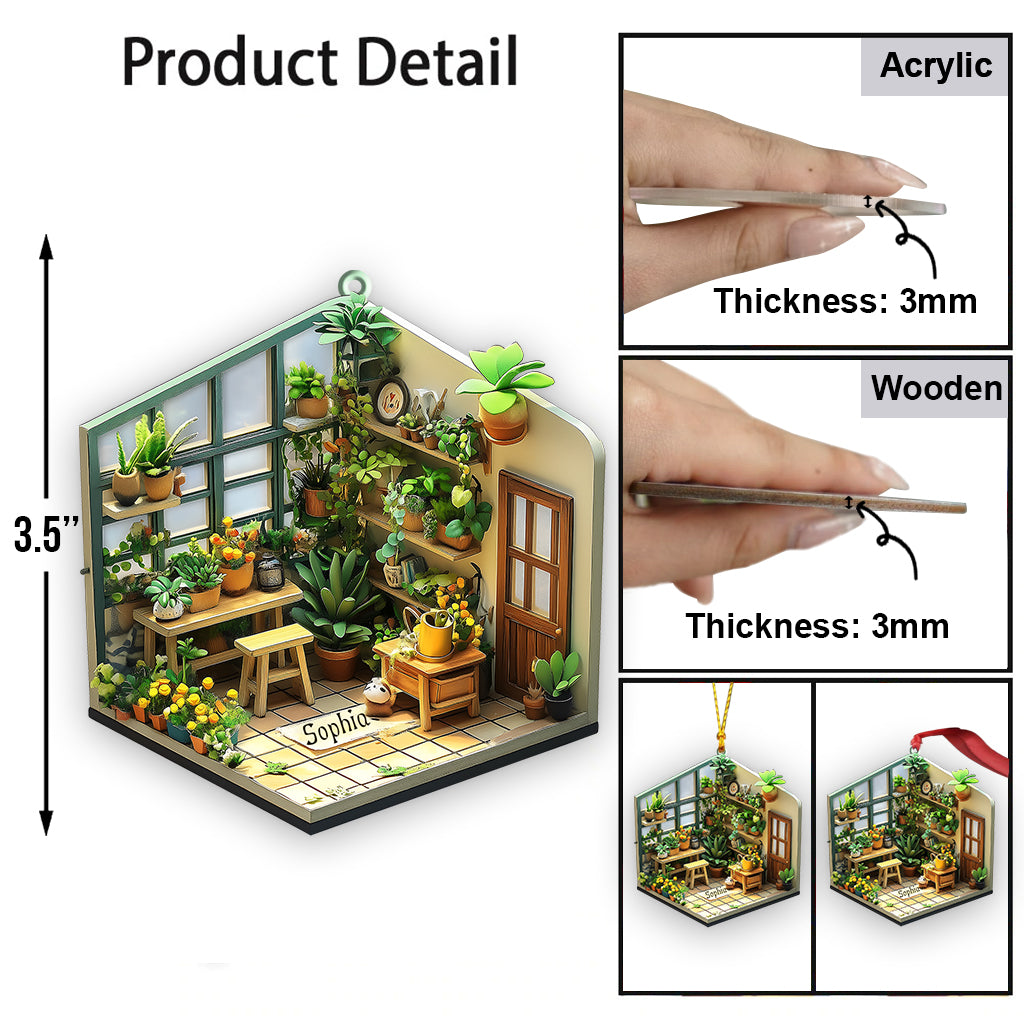 Joli jardin - Ornement de jardin personnalisé