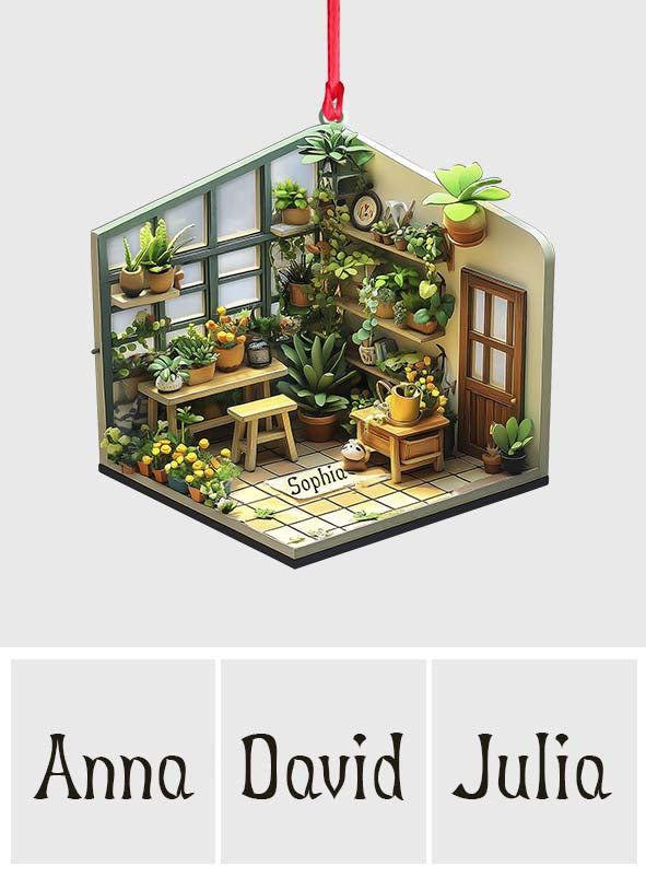 Joli jardin - Ornement de jardin personnalisé