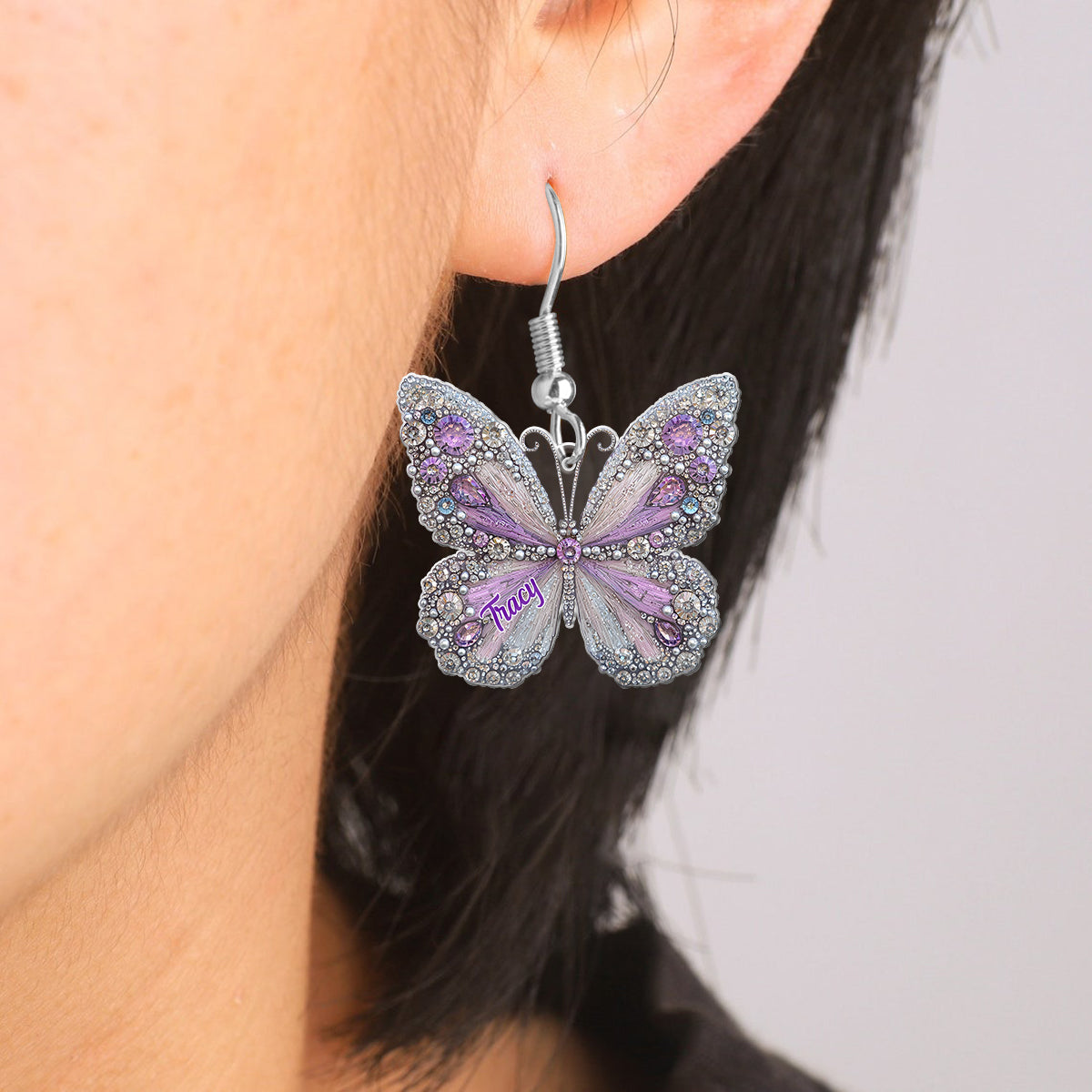 Beautiful Butterfly - Personalized Butterfly Earrings