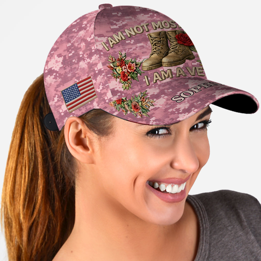 Geschenk für Veteranen-Mütter - Personalisierte klassische Mütze