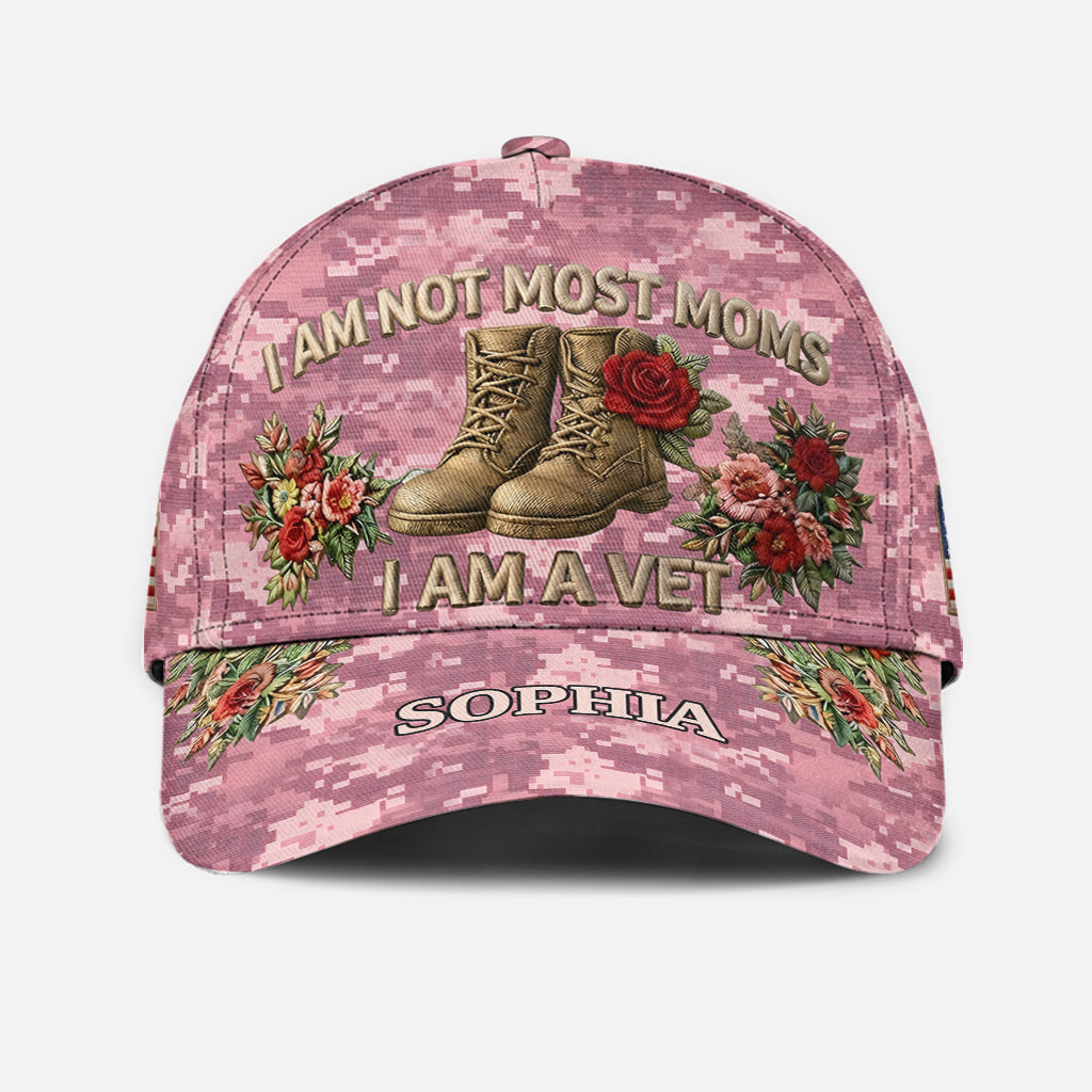 Geschenk für Veteranen-Mütter - Personalisierte klassische Mütze