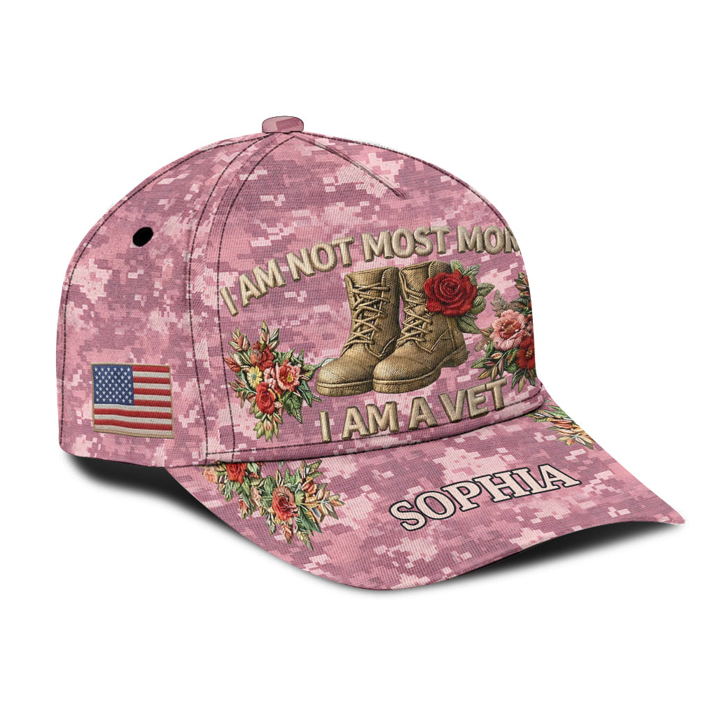 Geschenk für Veteranen-Mütter - Personalisierte klassische Mütze