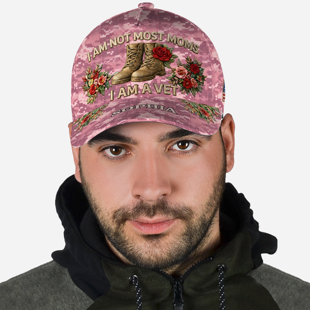 Geschenk für Veteranen-Mütter - Personalisierte klassische Mütze