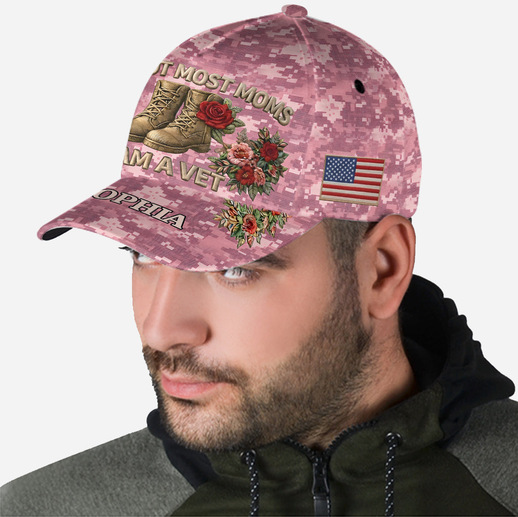 Geschenk für Veteranen-Mütter - Personalisierte klassische Mütze