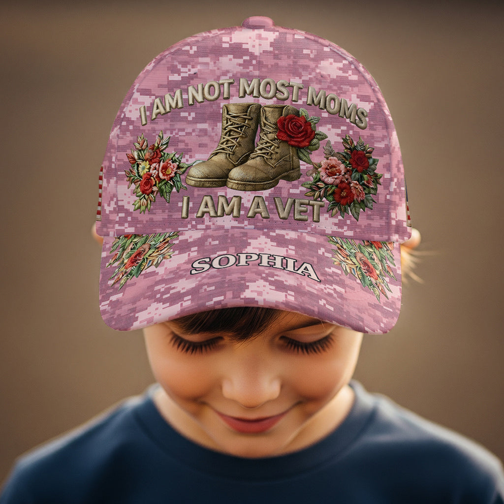 Geschenk für Veteranen-Mütter - Personalisierte klassische Mütze