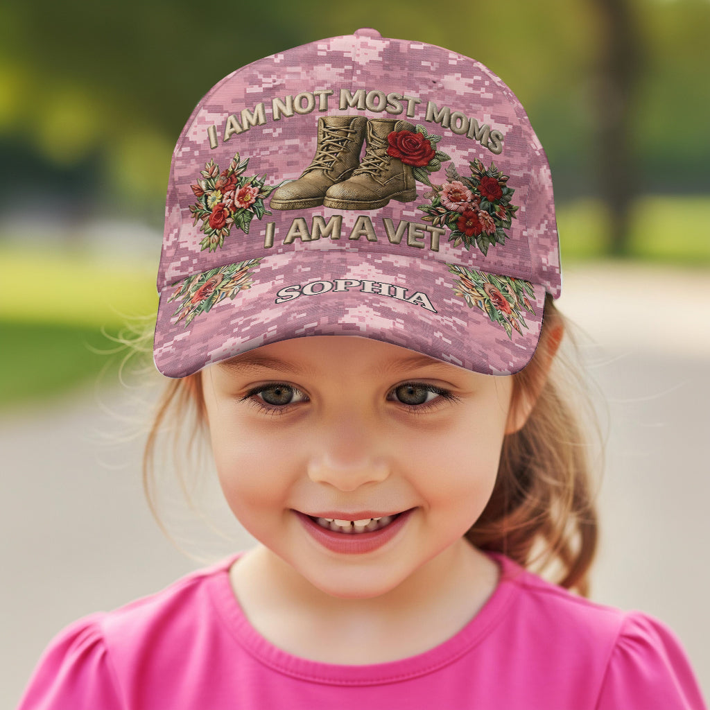 Geschenk für Veteranen-Mütter - Personalisierte klassische Mütze