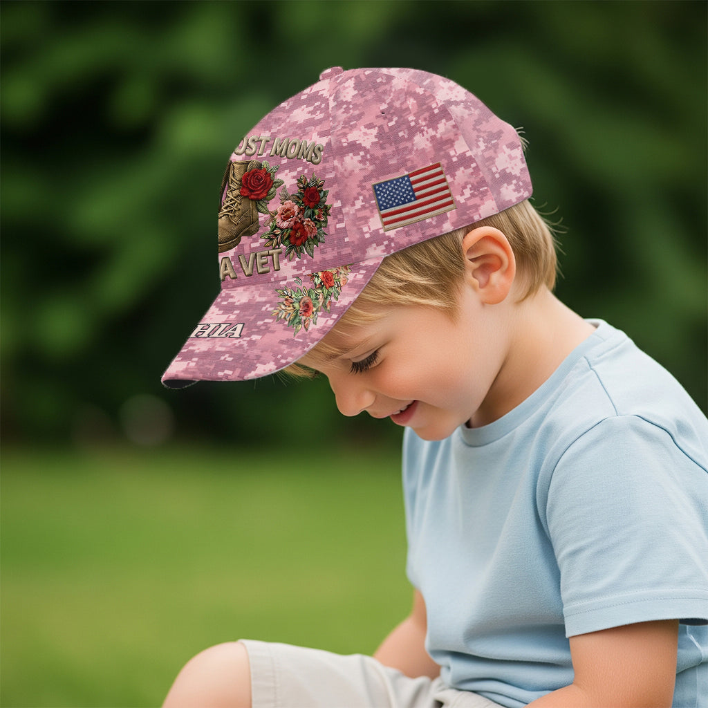 Geschenk für Veteranen-Mütter - Personalisierte klassische Mütze