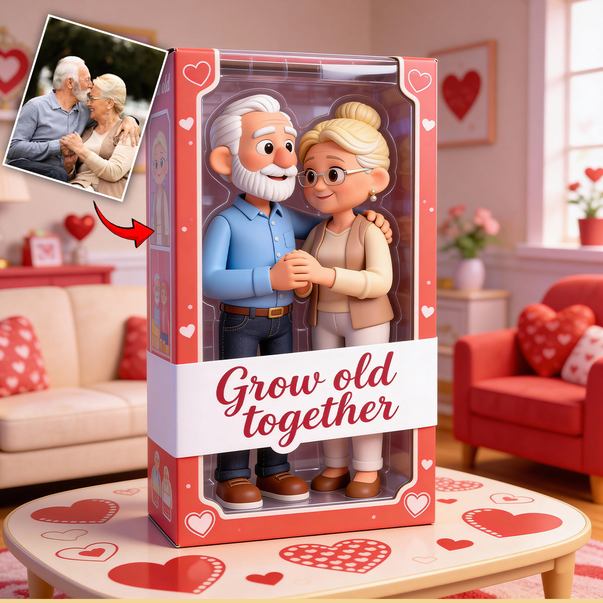 I Love You - Personalized Couple Custom Shaped Acrylic Plaque