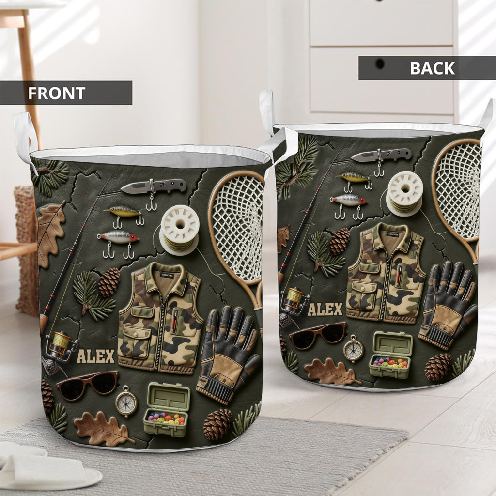 Love Fishing - Personalized Fishing Storage Basket
