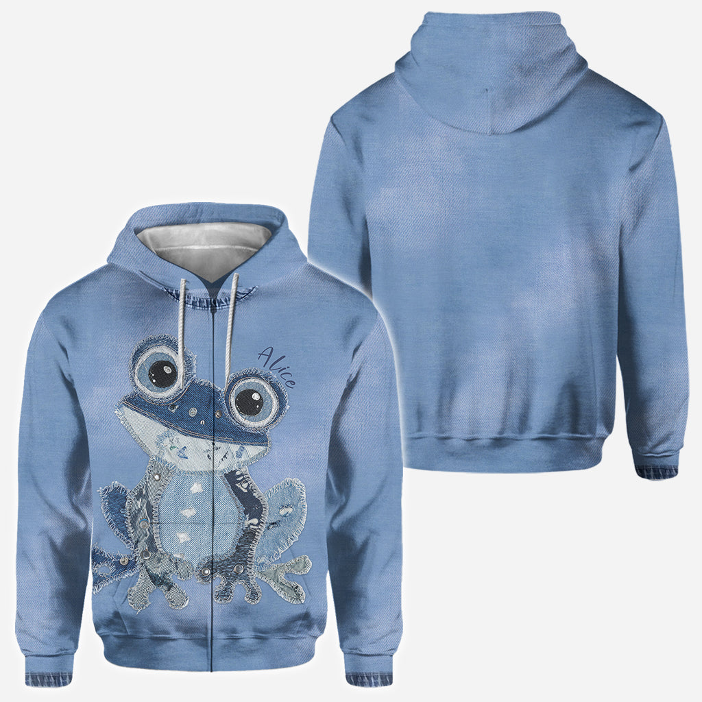 T-shirt personnalisé grenouille mignonne