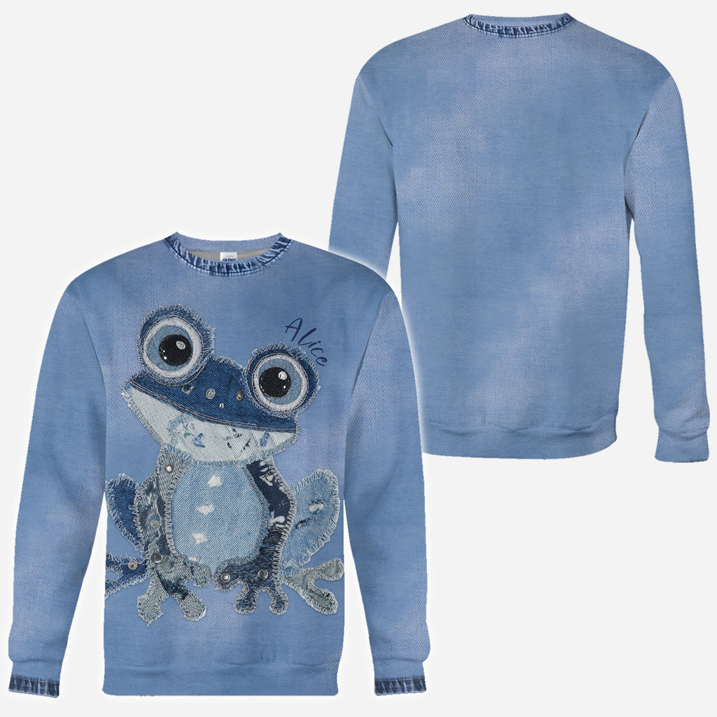 T-shirt personnalisé grenouille mignonne