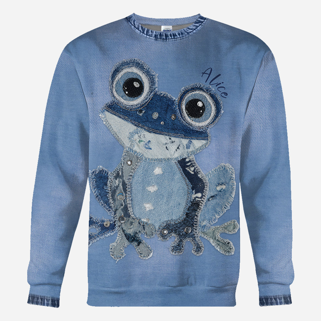 T-shirt personnalisé grenouille mignonne