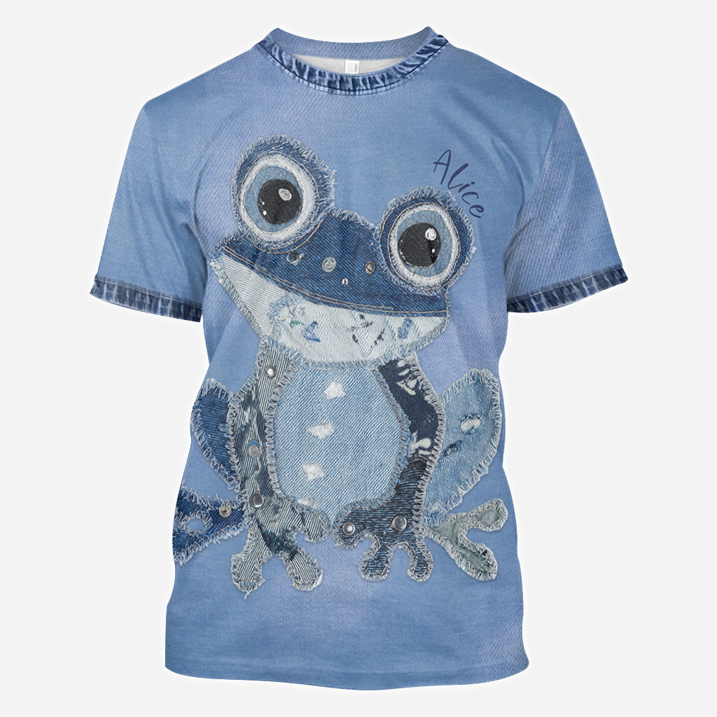 T-shirt personnalisé grenouille mignonne