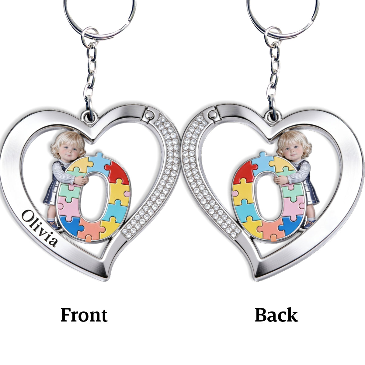 Brief zum Thema Autismus – Personalisierter Schlüsselanhänger zur Sensibilisierung für Autismus