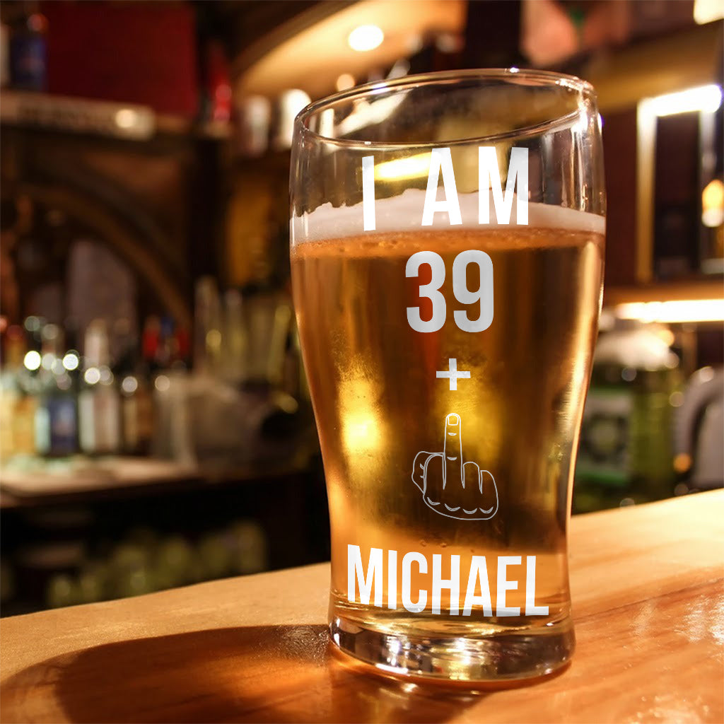 Happy Birthday - Personalized Birthday Beer Pint