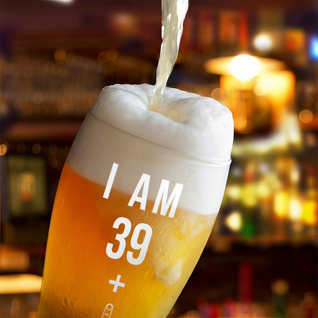 Happy Birthday - Personalized Birthday Beer Pint
