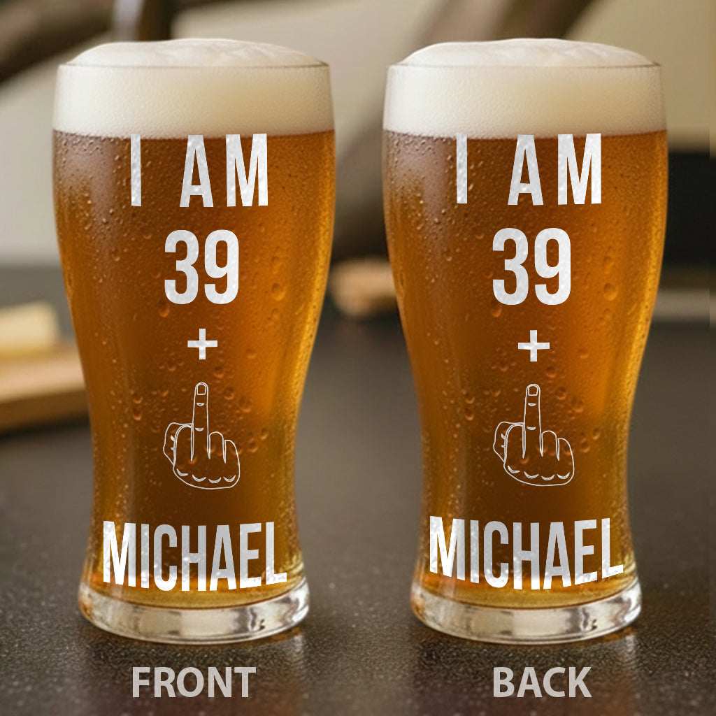 Happy Birthday - Personalized Birthday Beer Pint