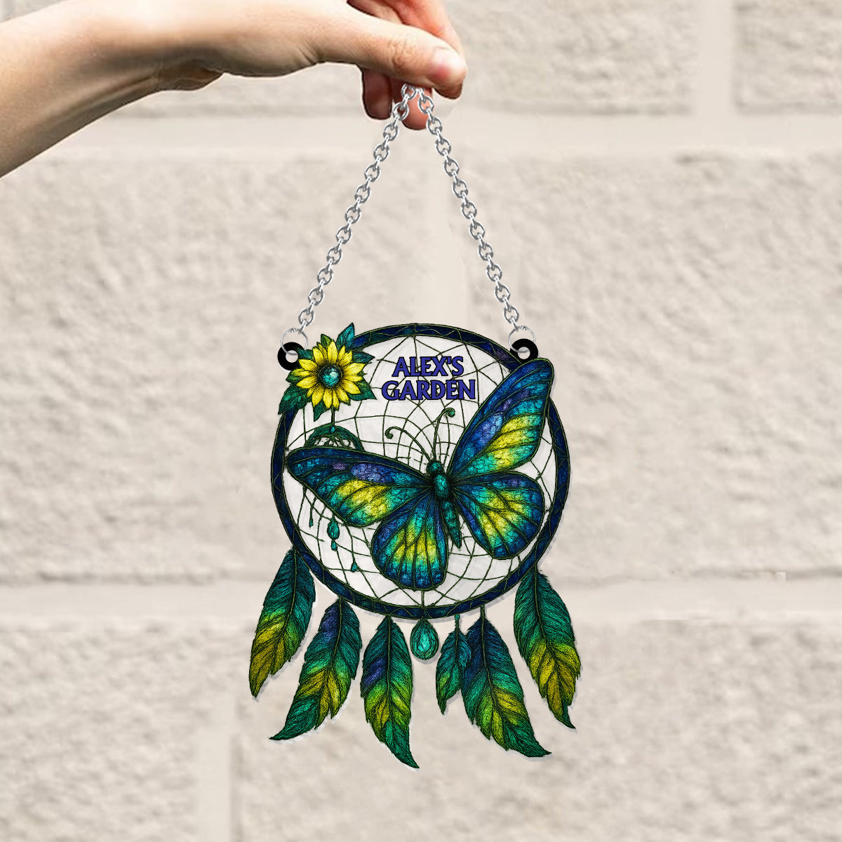 Garden Theme Decor For Dreamers - Personalized Gardening Window Hanging Suncatcher Ornament