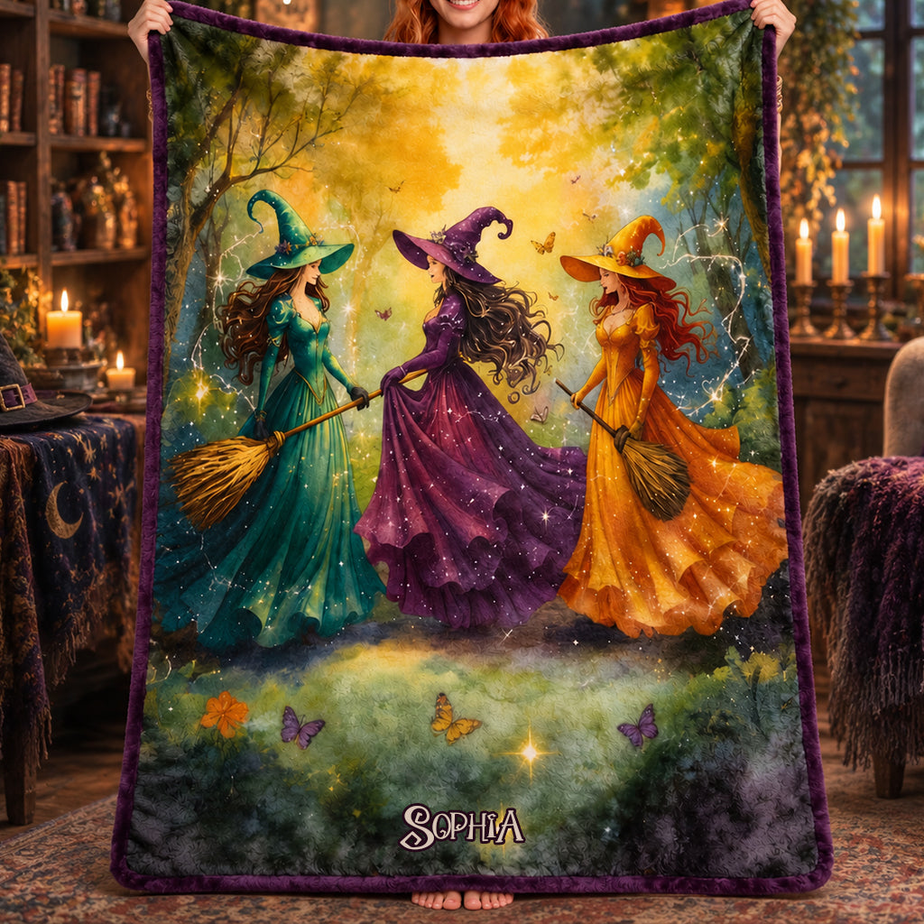 The Witches - Personalized Witch Blanket