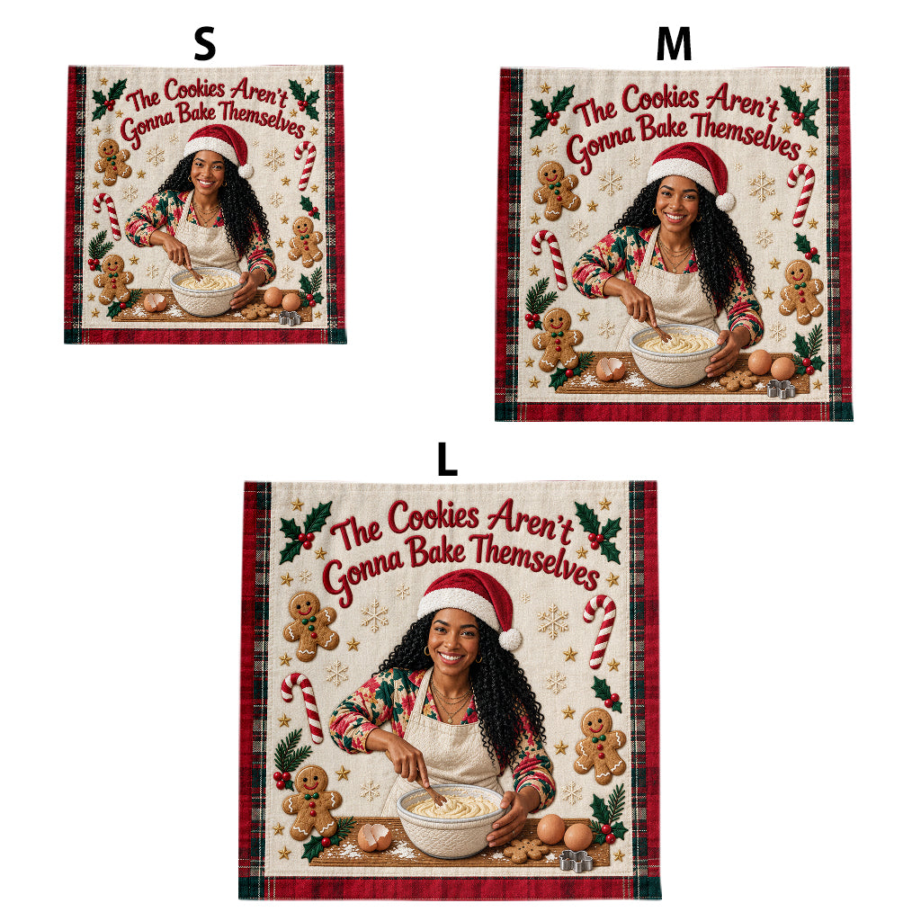 The Cookies Aren't Gonna Bake Themselves - Personalized Baking Window Valances