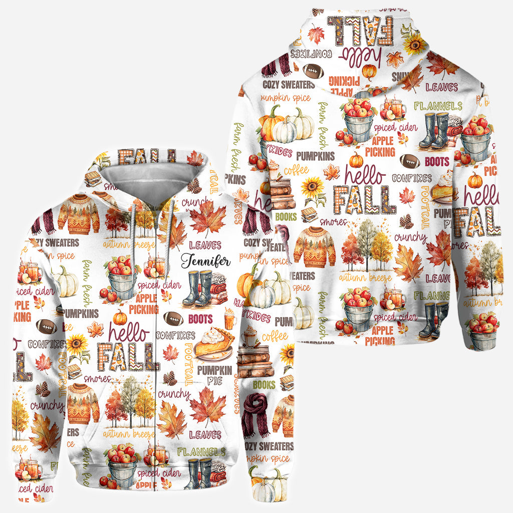 Hallo Herbst – Personalisiertes Herbst-Shirt
