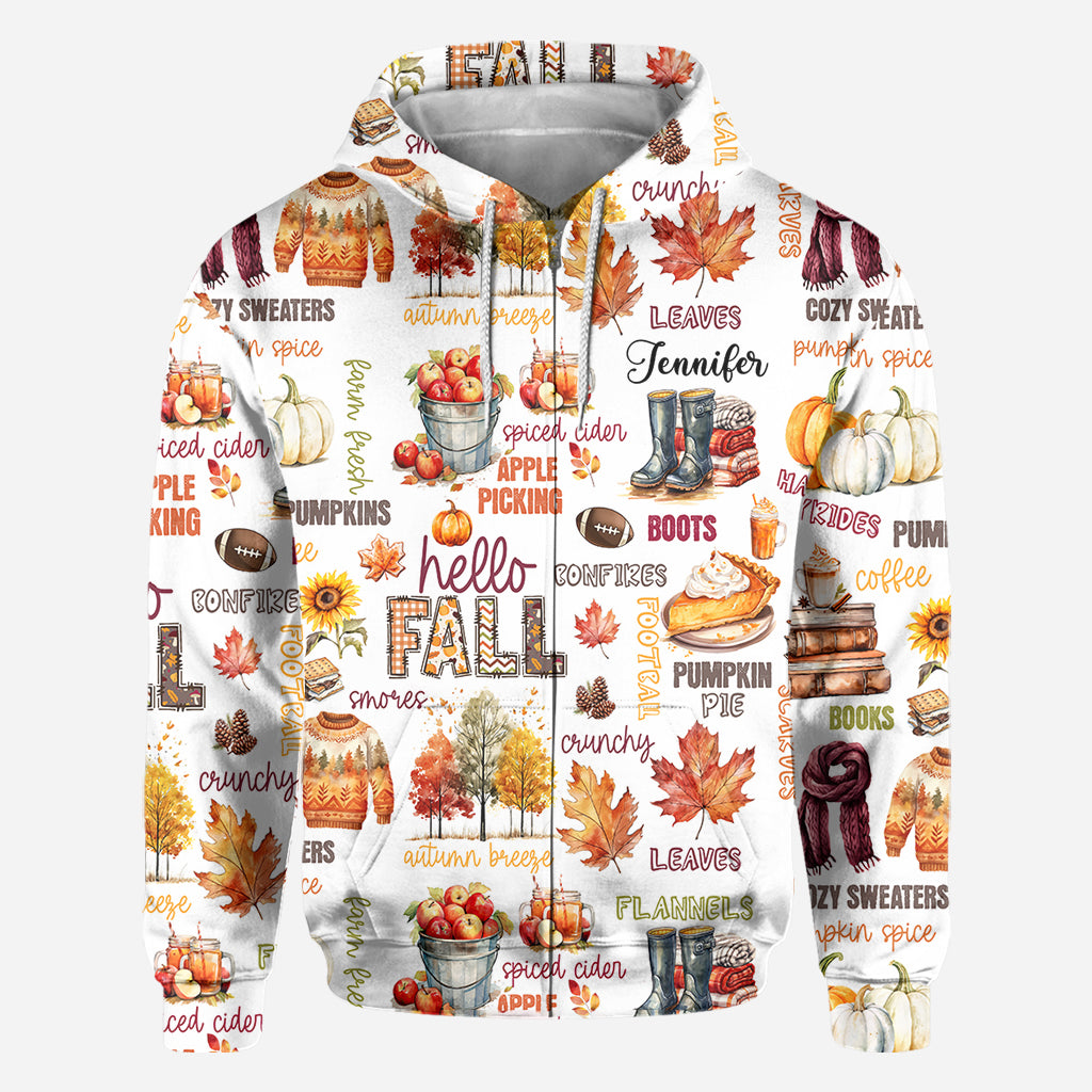Hallo Herbst – Personalisiertes Herbst-Shirt