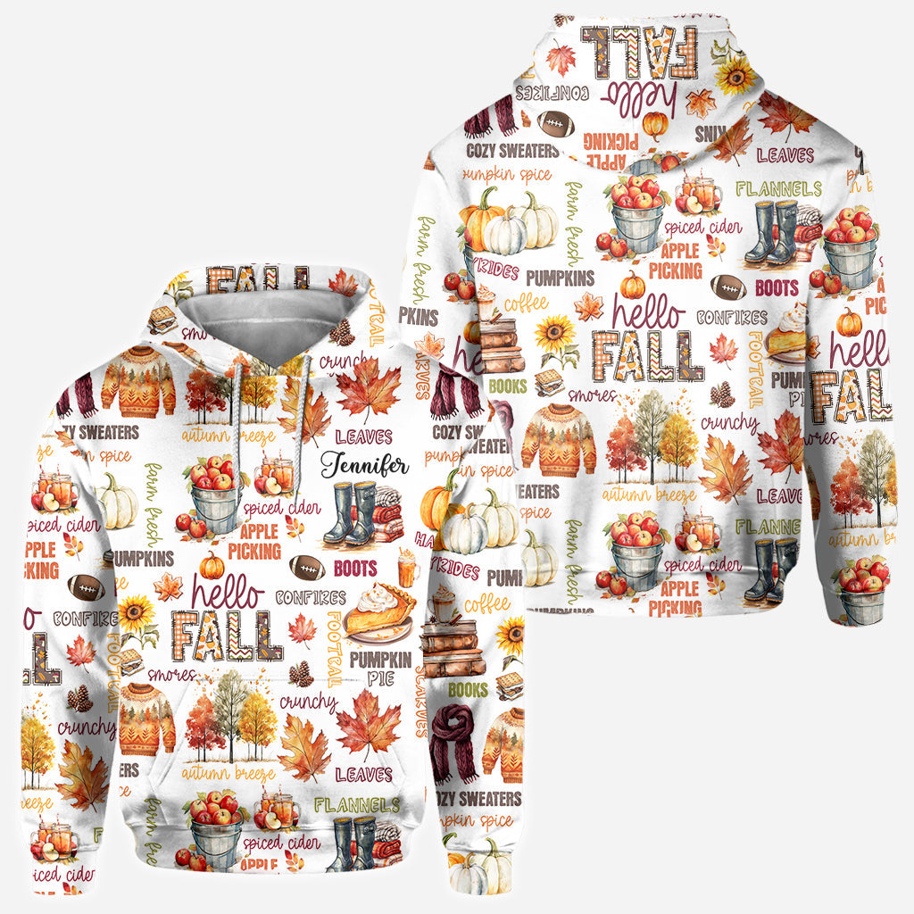 Hallo Herbst – Personalisiertes Herbst-Shirt