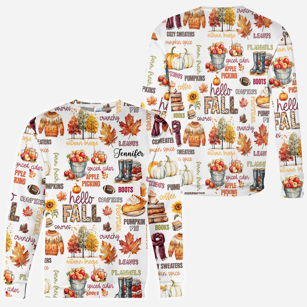 Hallo Herbst – Personalisiertes Herbst-Shirt