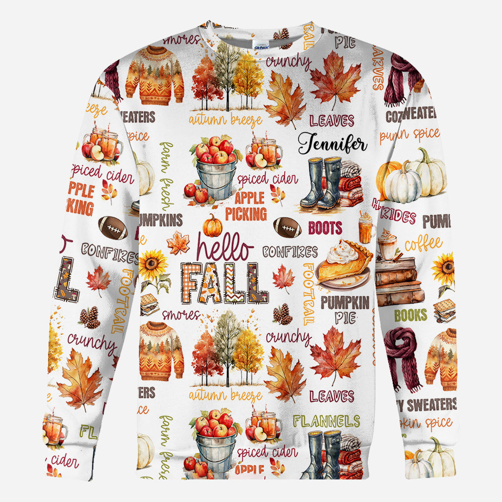 Hallo Herbst – Personalisiertes Herbst-Shirt