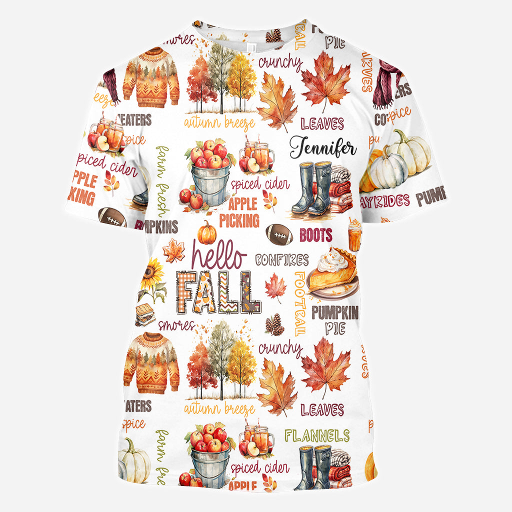 Hallo Herbst – Personalisiertes Herbst-Shirt