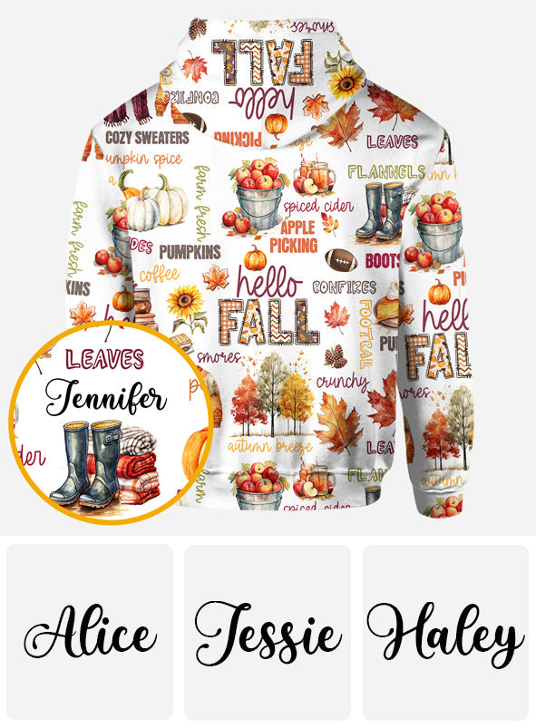 Hallo Herbst – Personalisiertes Herbst-Shirt