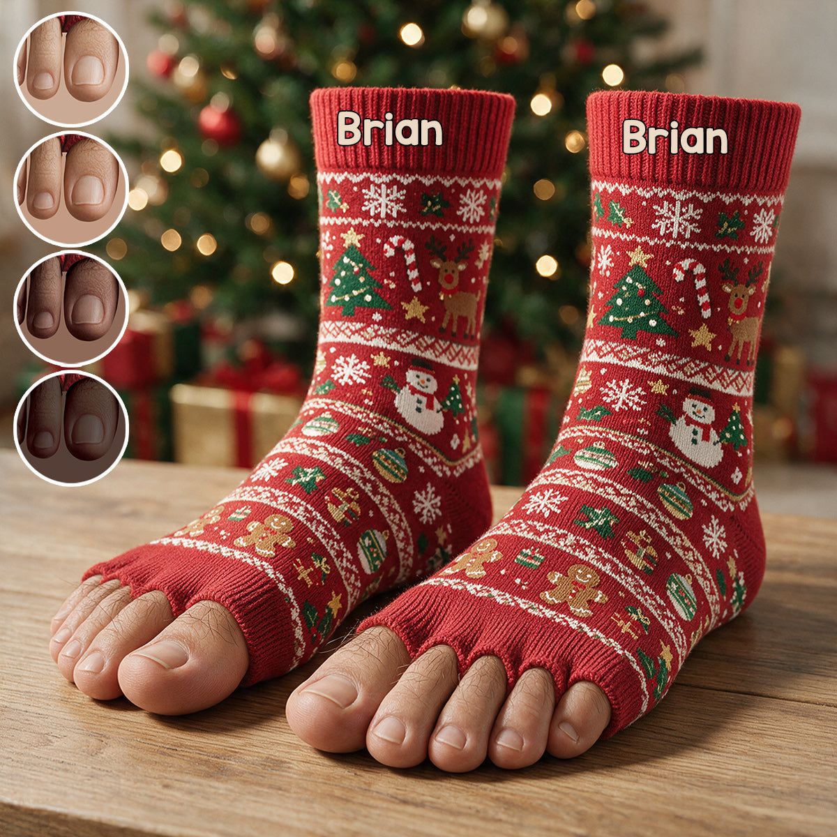 Funny Christmas Gift - Personalized Christmas Socks