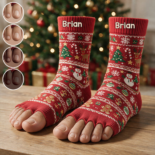 Funny Christmas Gift - Personalized Christmas Socks