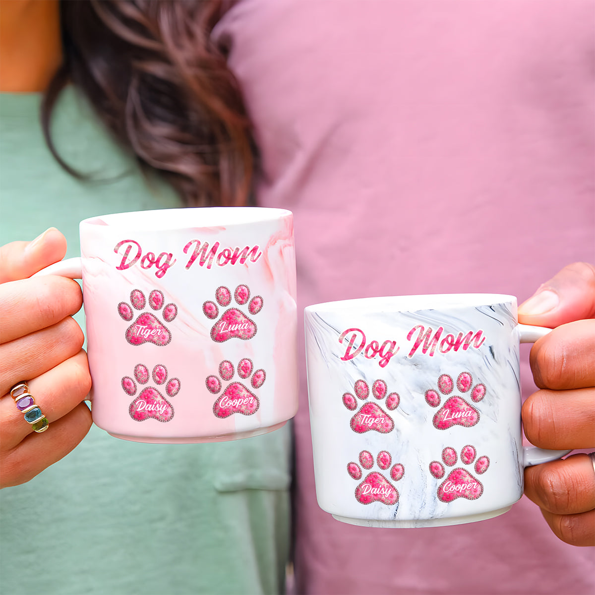 Dog Lover - Personalized Dog Marble Mug