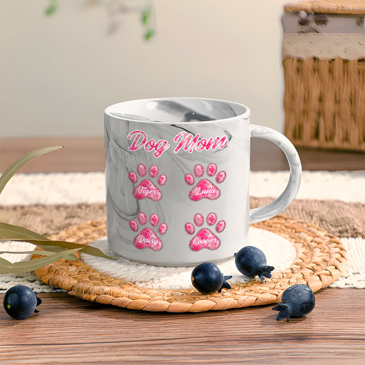 Dog Lover - Personalized Dog Marble Mug