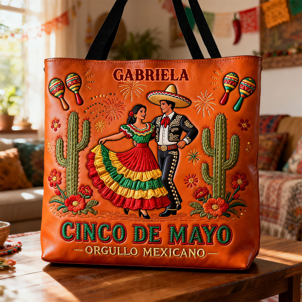 Feiere Cinco De Mayo - Personalisierte Cinco de Mayo Tragetasche