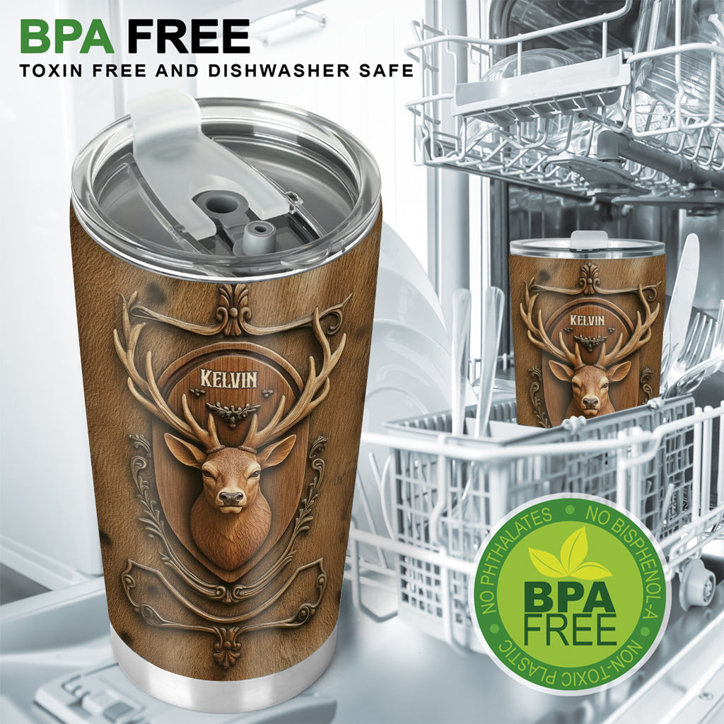Deer Hunting - Personalized Hunting Tumbler