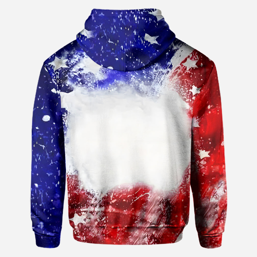 Highland-Rind-Shirt zum 4. Juli – Personalisiertes Highland-Rind-Shirt mit Allover-Print