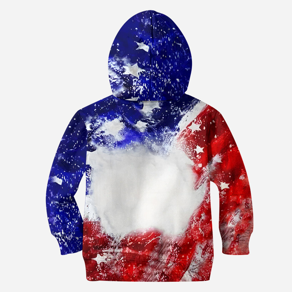 Highland-Rind-Shirt zum 4. Juli – Personalisiertes Highland-Rind-Shirt mit Allover-Print