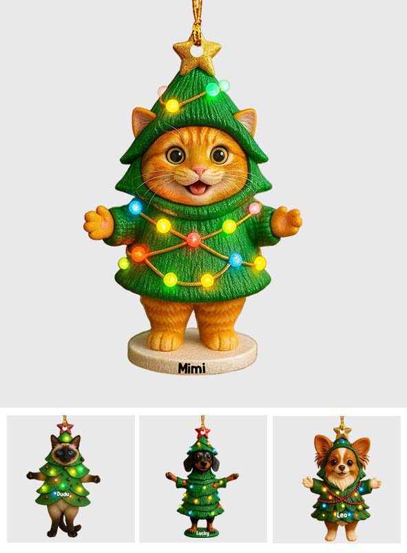 Pet Christmas - Personalized Dog Ornament