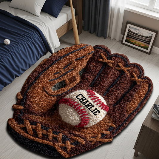 Gameday - Personalized Baseball Non-Slip Tufted Rug