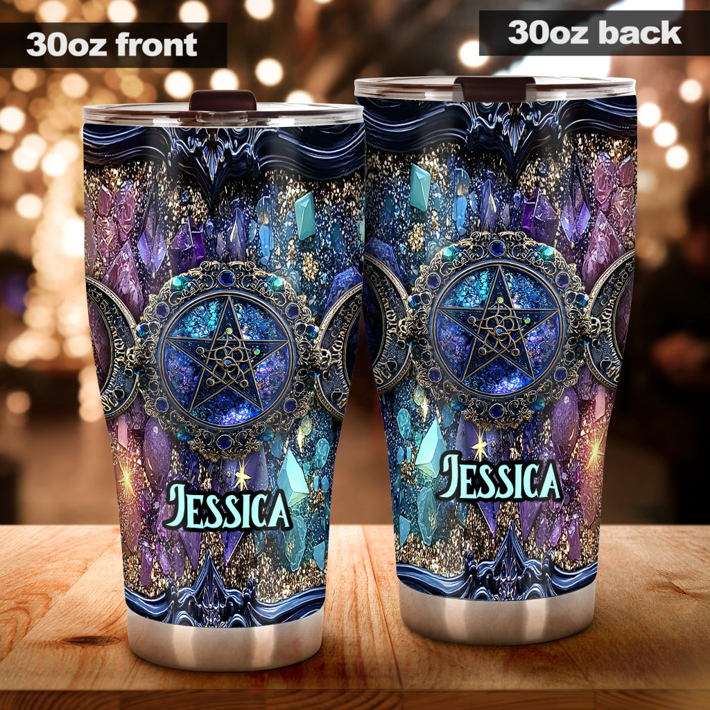 Tripple Moon - Personalized Witch Tumbler