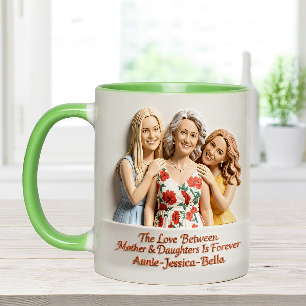 Cadeau idéal pour maman - Coffret personnalisé « Mère » avec tasse et agitateurs en acrylique