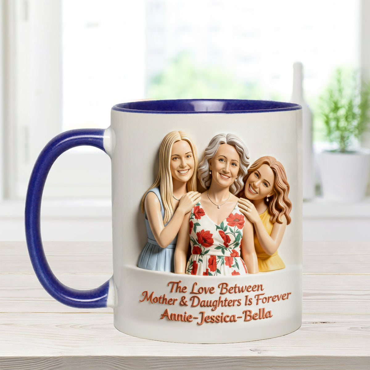 Cadeau idéal pour maman - Coffret personnalisé « Mère » avec tasse et agitateurs en acrylique